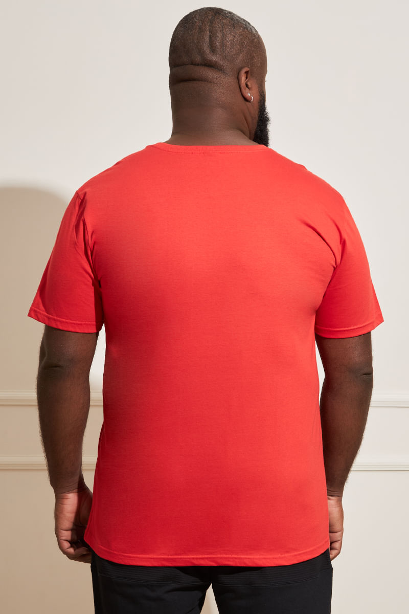 Camiseta-Plus-Size-Masculina-Basica---Vermelho