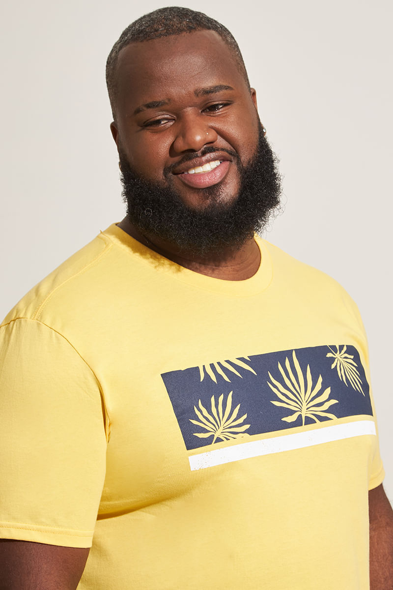 Camiseta-Plus-Size-Masculina-Folhas