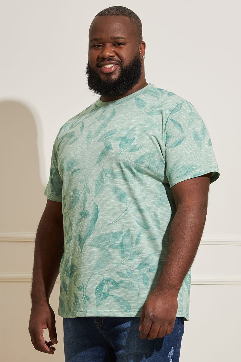 Camiseta-Plus-Size-Masculina-Folhas