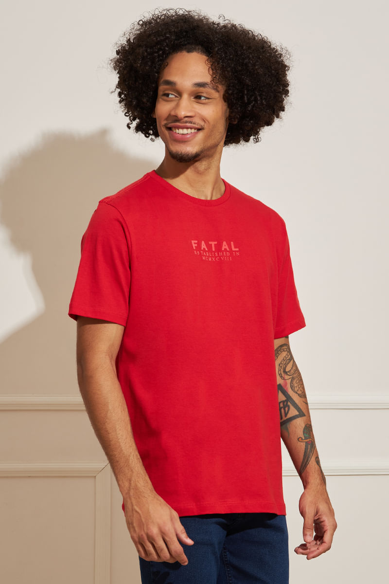 Camiseta-Masculina-Logotipo---Vermelho