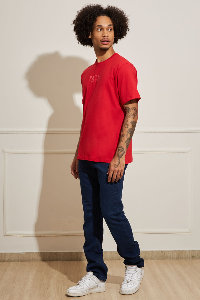 Camiseta-Masculina-Logotipo---Vermelho