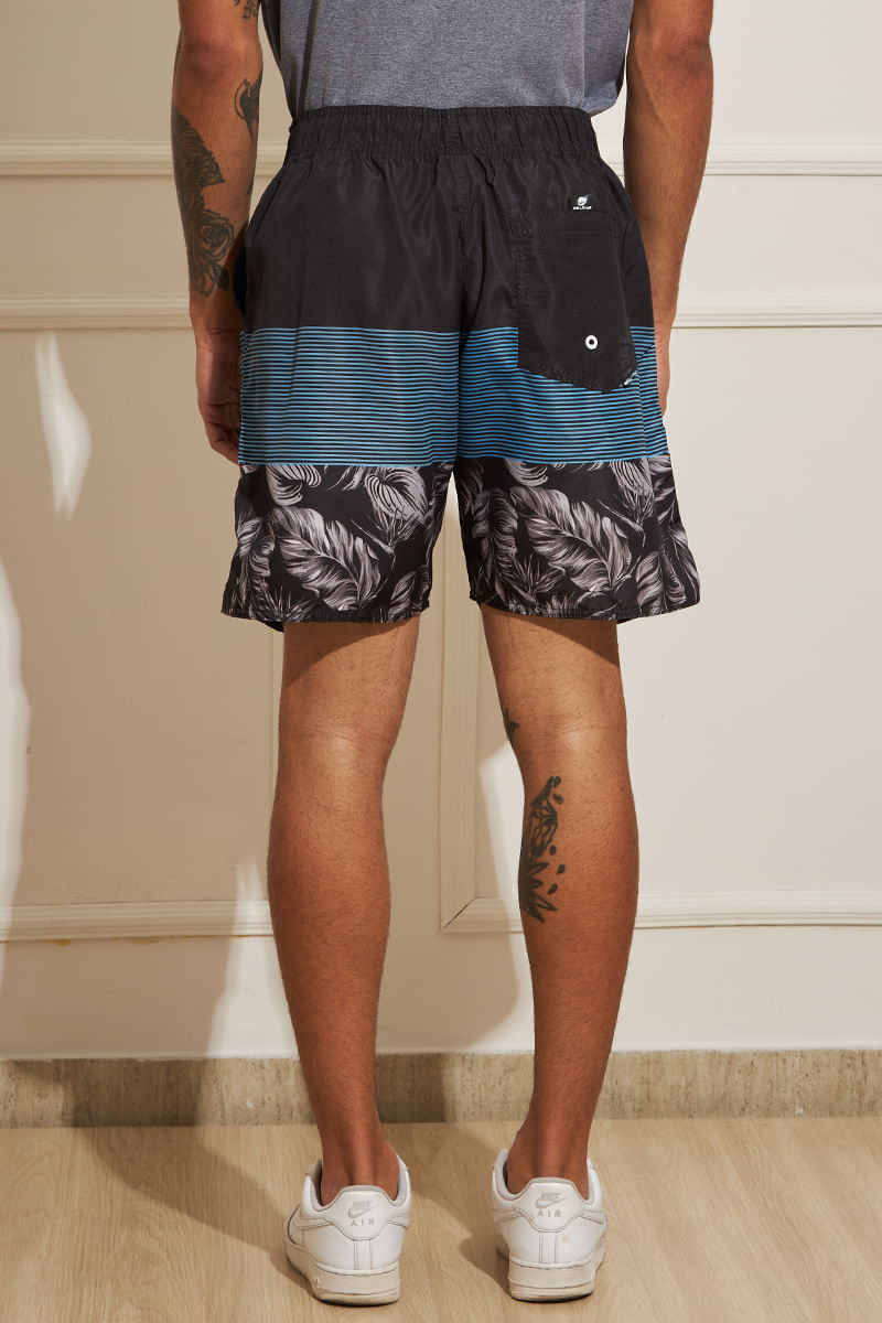 Bermuda-Masculina-Tactel-Listras-e-Folhas