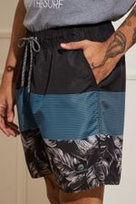 Bermuda-Masculina-Tactel-Listras-e-Folhas