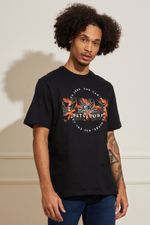 Camiseta-Masculina-Circulo-Floral-