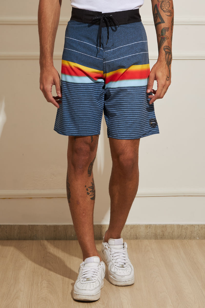 Bermuda-Masculina-Tactel-Listras