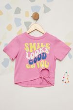 Camiseta-Juvenil-Feminina-Smile
