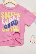 Camiseta-Juvenil-Feminina-Smile