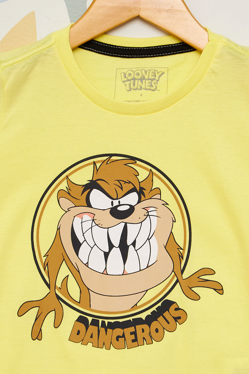 Camiseta-Infantil-Masculina-Taz-Mania