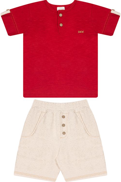 Conjunto Infantil Bordado Duzizo