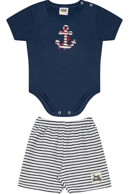 Conjunto Bebê Marinha Duzizo