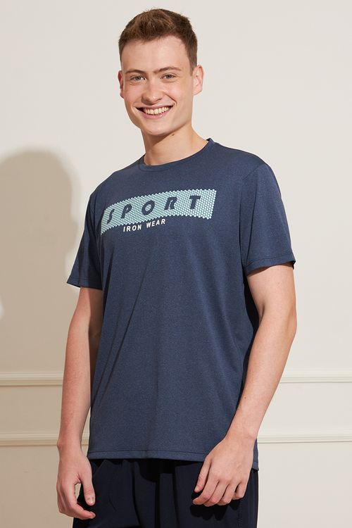 Camiseta Masculina Esportiva Iron Wear Estampada