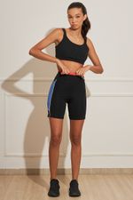 Bermuda-Feminina-Esportiva-Biker-Iron-Wear-Com-Friso-Preto
