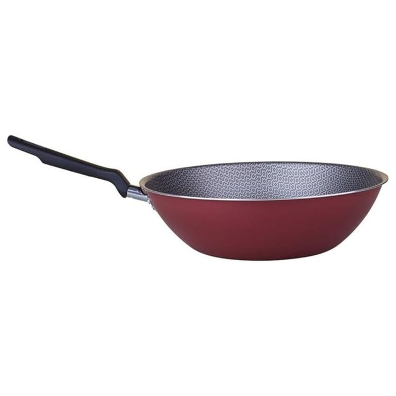 Panela-Wok-28cm-Tramontina-Loreto-36l-Antiaderente-Vermelho