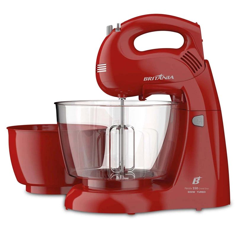 Batedeira-Britania-Perola-550-Cristal-Duo-Turbo-2-Tigelas-500W