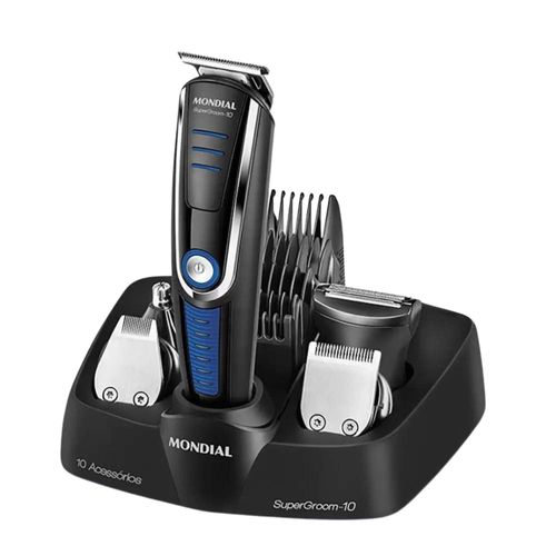 Aparador de Pelos Mondial Super Groom 10 Bivolt BG-03