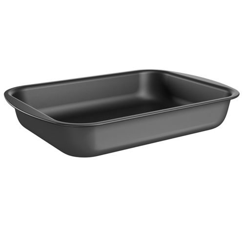 Assadeira Retangular Funda Bakeware  39,5 cm 39,5 x 28,6 x 6,6 cm - Grafite Brinox