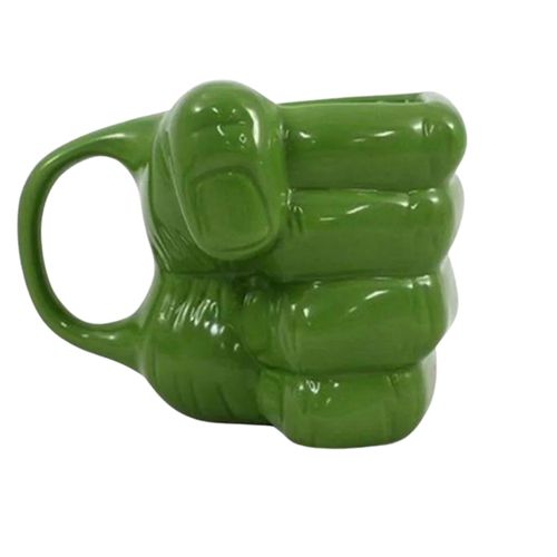 Caneca Hulk Esmaga 3d Zona Criativa 500ml Verde