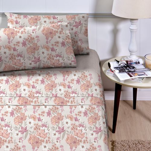 Jogo de Cama Queen 4 peças 180 Fios Supercal