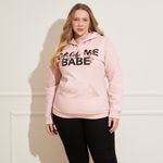 Moletom-Feminino-Plus-Size-Call-Me-Baby-Rosa