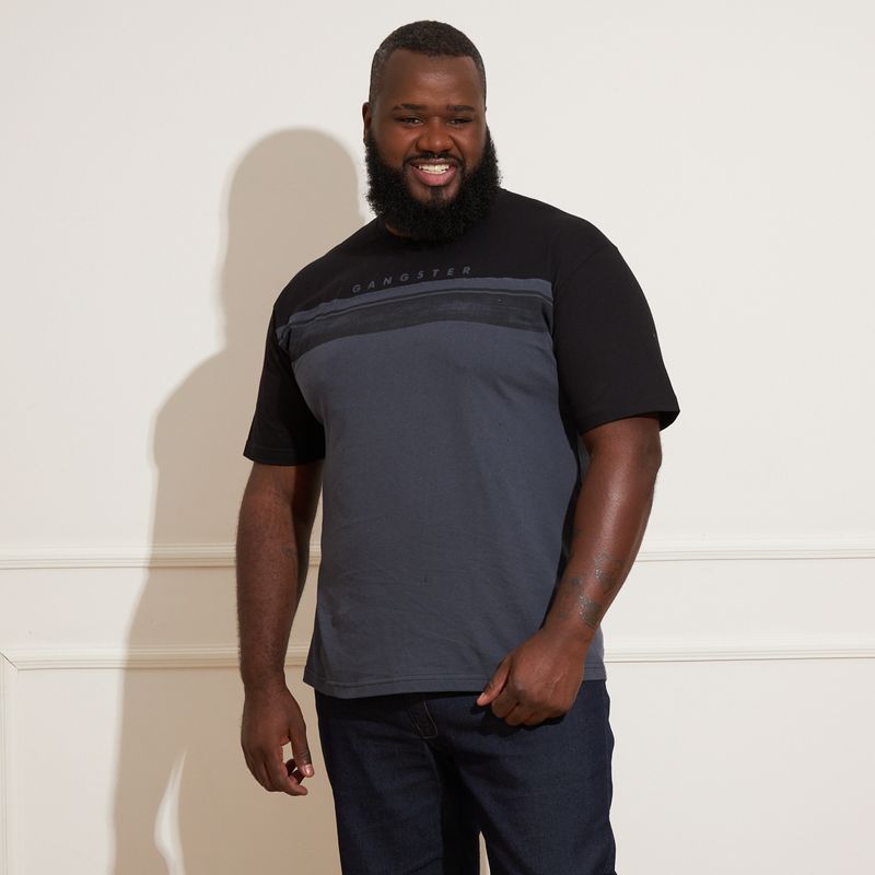 Camiseta-Masculina-Plus-Size-Gangster-Recortes
