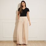 Calca-Feminina-Pantalona-Pregas---Bege