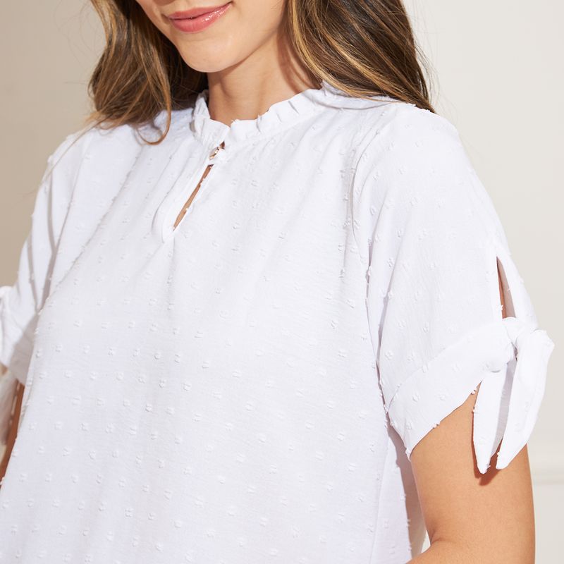 Blusa-Feminina-Gola-Franzida---Branco