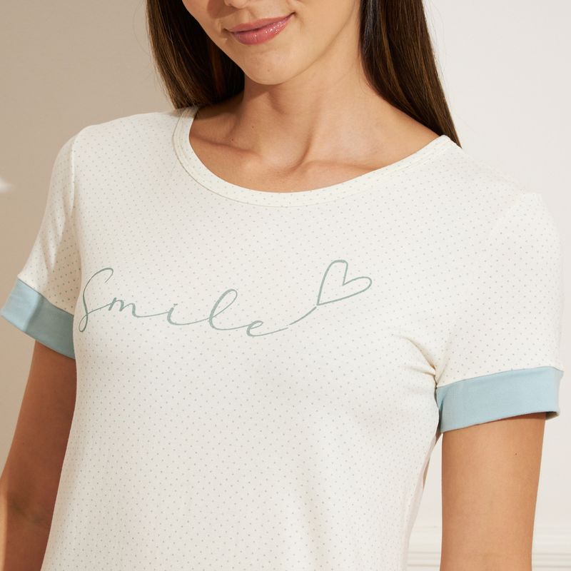 Pijama-Feminino-Poa-Smile-Off-White