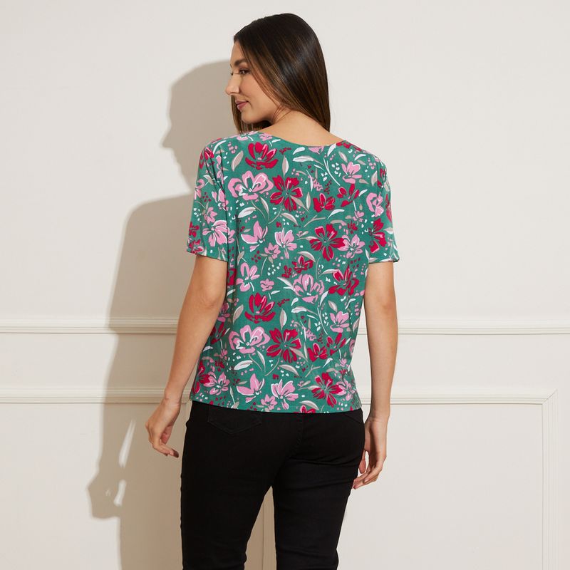 Blusa-Feminina-Liganete-Estampa-Floral-Verde