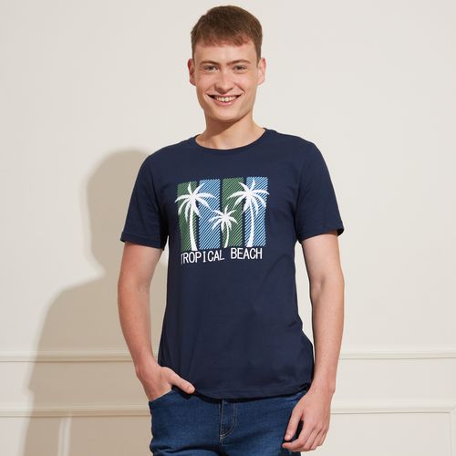 Camiseta Masculina Tropical Beach