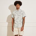 Camisa-Masculina-Dixie-Jeans-Folhagem