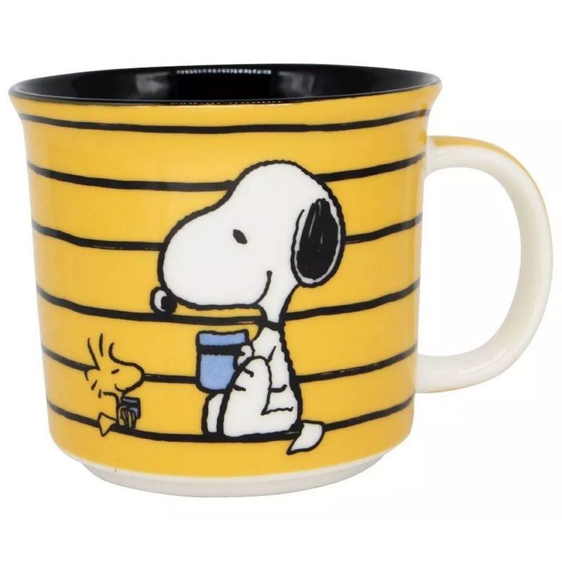 Caneca-Snoopy-For-Lazy-Days-350ML-Amarela