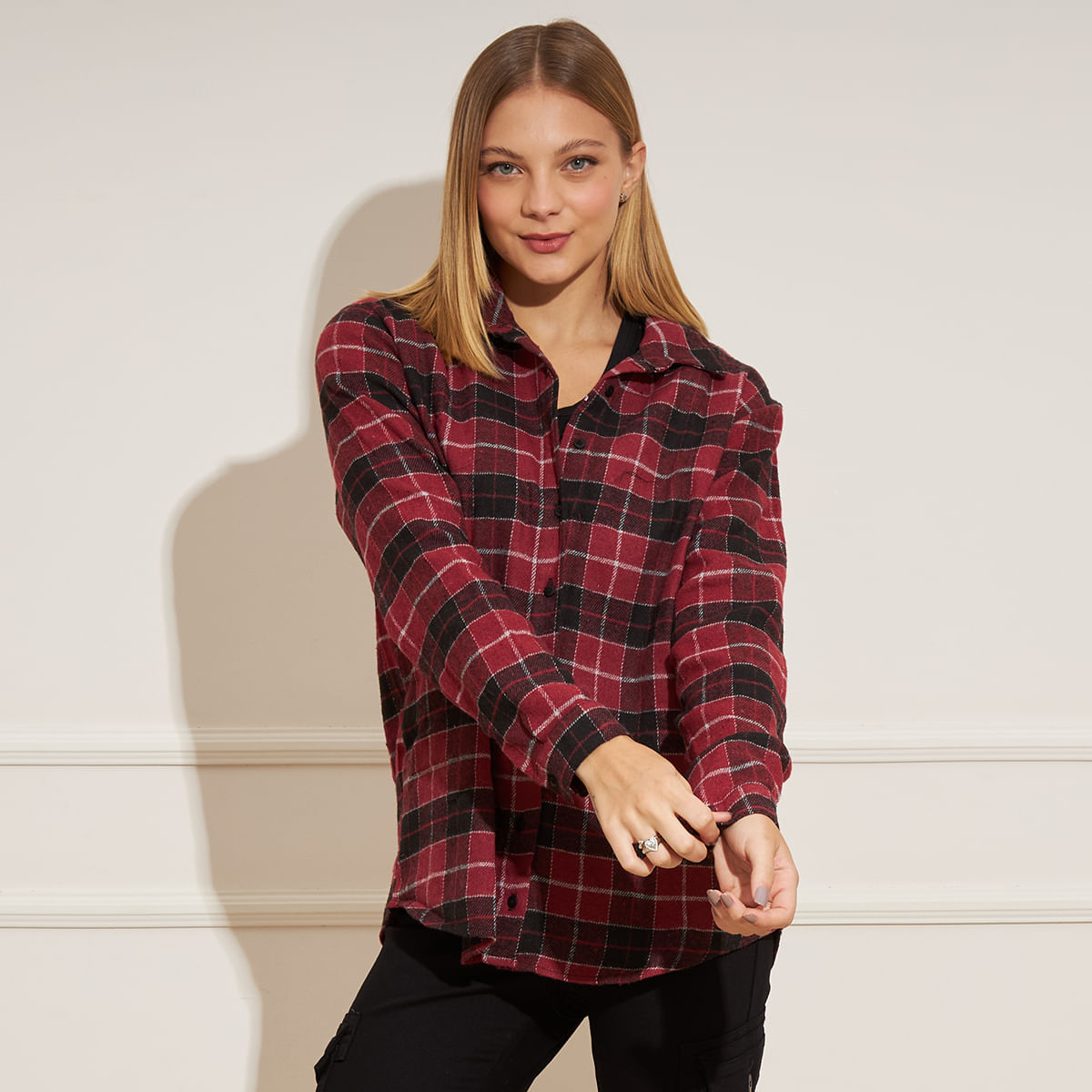 Calça Branca Look CalÇa Jeans E Camisa Xadrez Looks Blusa Xadrez