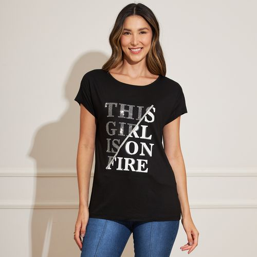 Blusa Feminina This Girl Is On Fire