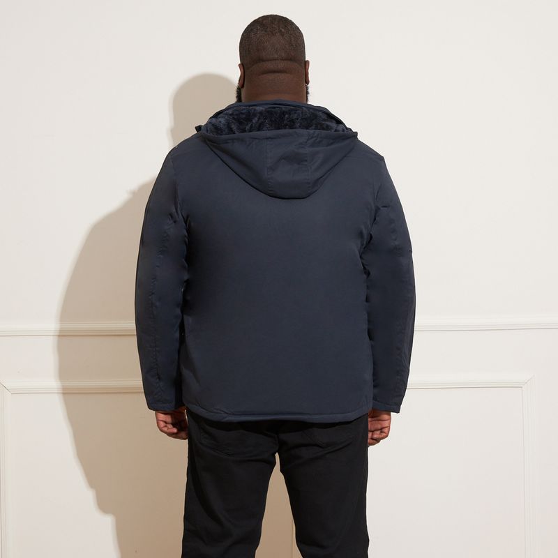 Jaqueta-Masculina-Plus-Size-Capuz-Removivel-Azul