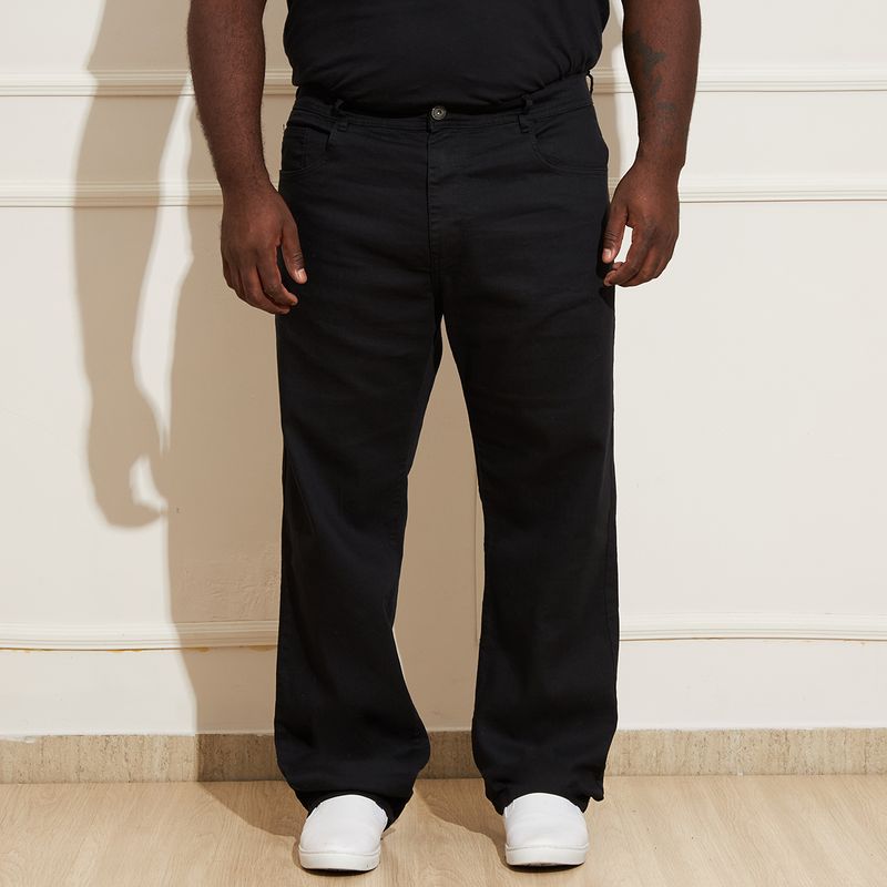 Calca-Masculina-Plus-Size-Sarja-Slim-Reta