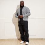 Calca-Masculina-Plus-Size-Sarja-Slim-Reta
