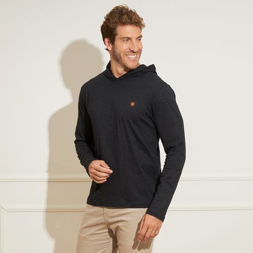 Camiseta Masculina Malha Piquet Touca