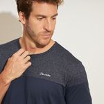 Camiseta-Masculina-Mesclada-Detalhe-Gola