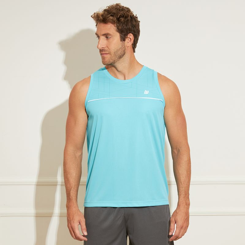 Regata-Masculina-Esportiva-Iron-Wear-Dry-Fit-Geometrica-Azul