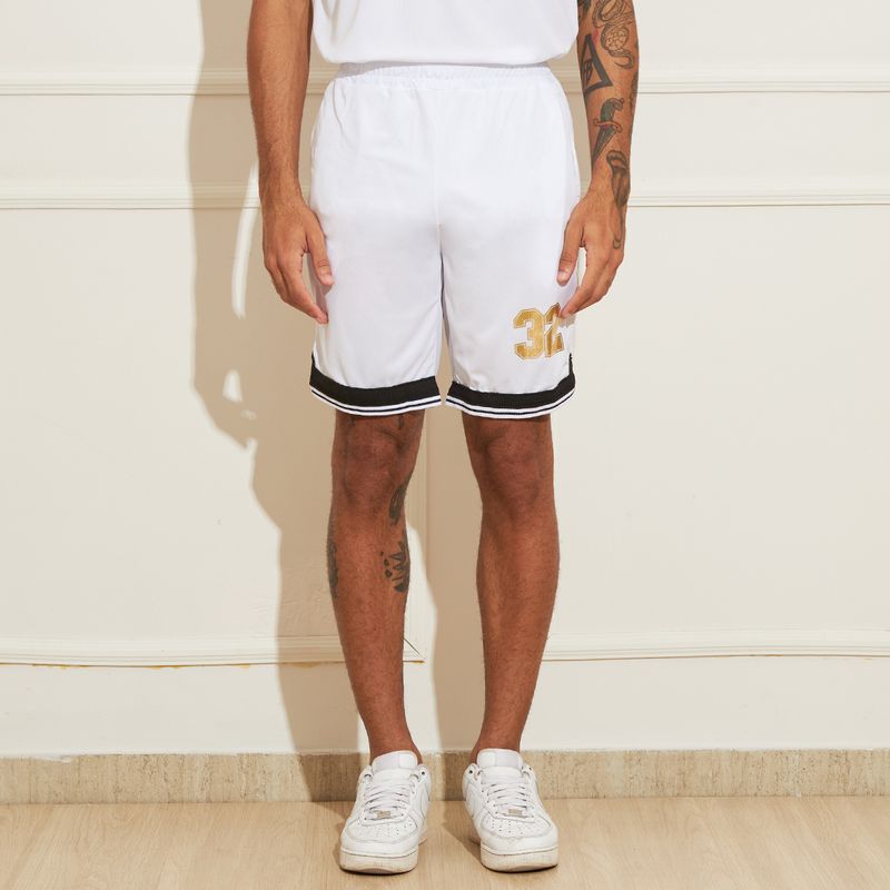 Bermuda-Masculina-Dry-Fit-Basquete-Branca
