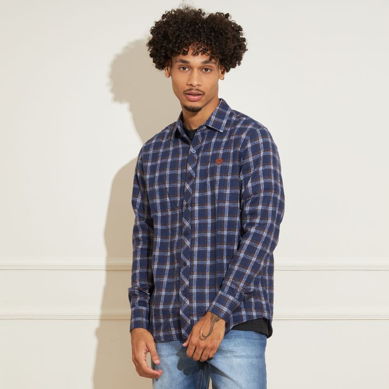 Camisa-Masculina-Red-Nose-Xadrez