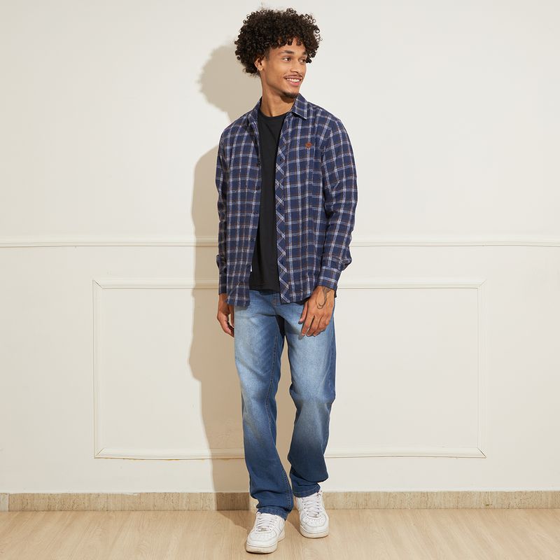 Camisa-Masculina-Red-Nose-Xadrez