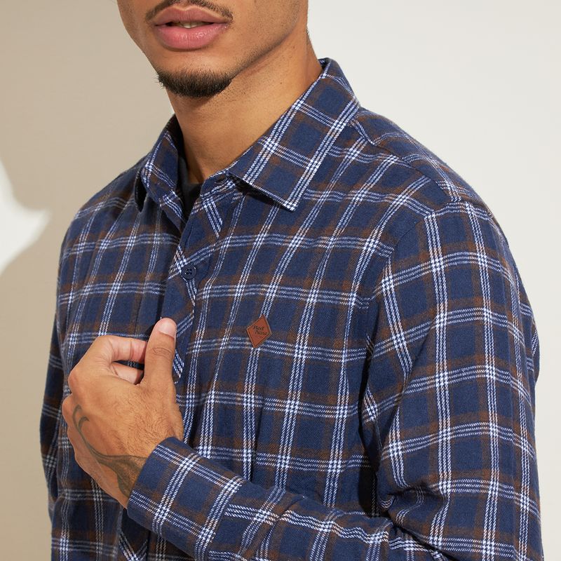 Camisa-Masculina-Red-Nose-Xadrez