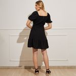Vestido-Feminino-My-Look-Manga-Bufante-Preto