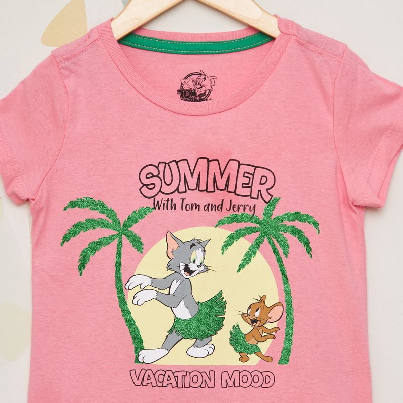 Blusa-Infantil-Manga-Curta-Tom-e-Jerry