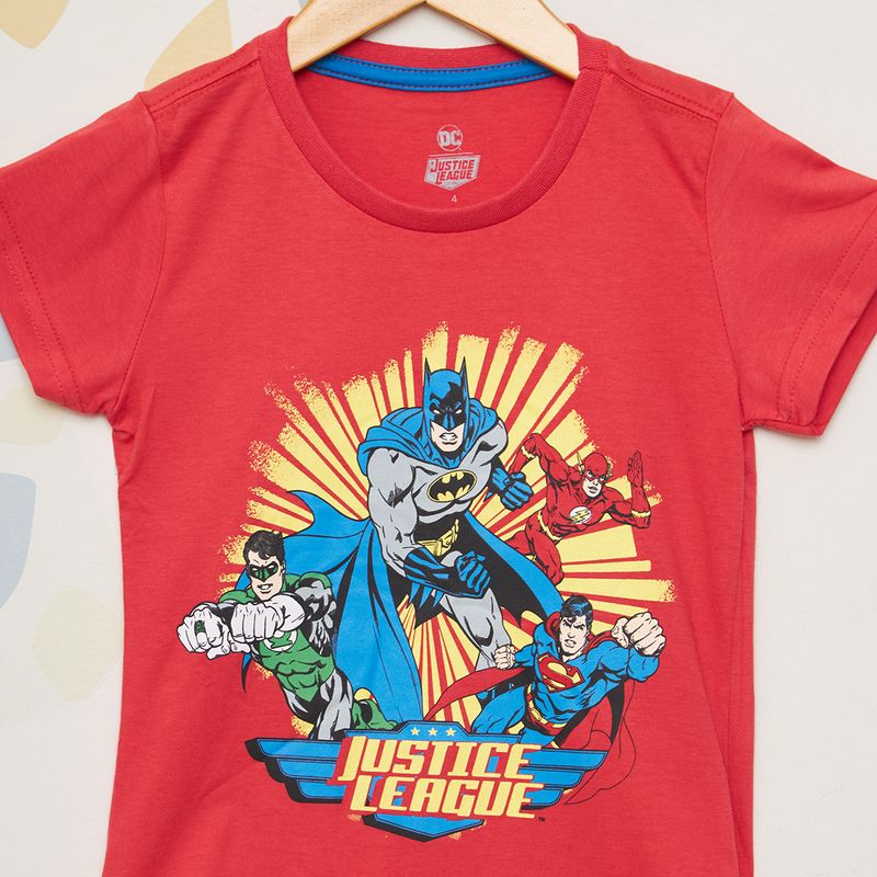 Camiseta-Infantil-Manga-Curta-Liga-da-Justica