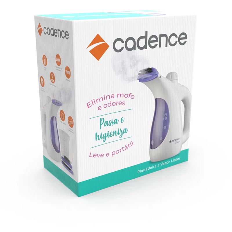 Passadeira-a-Vapor-Cadence-Lisser-VAP901-127V-Branco