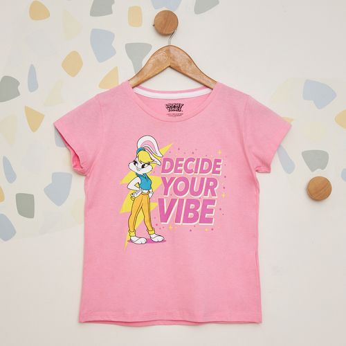 Camiseta Juvenil Manga Curta Lola Bunny