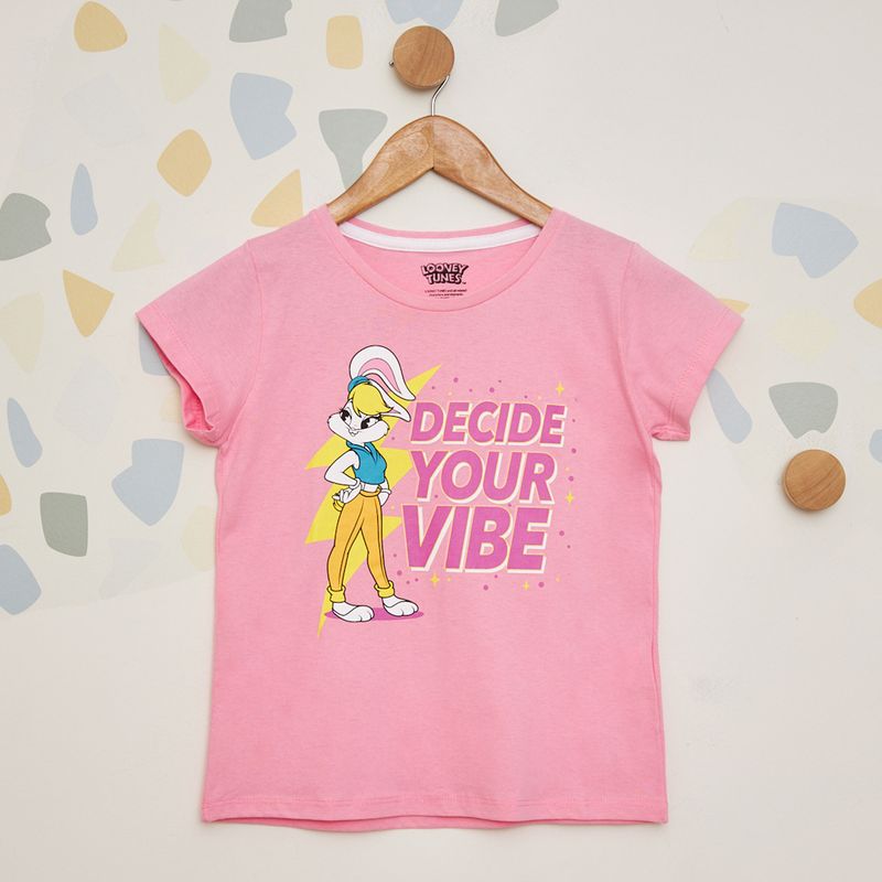 Camiseta-Juvenil-Manga-Curta-Lola-Bunny