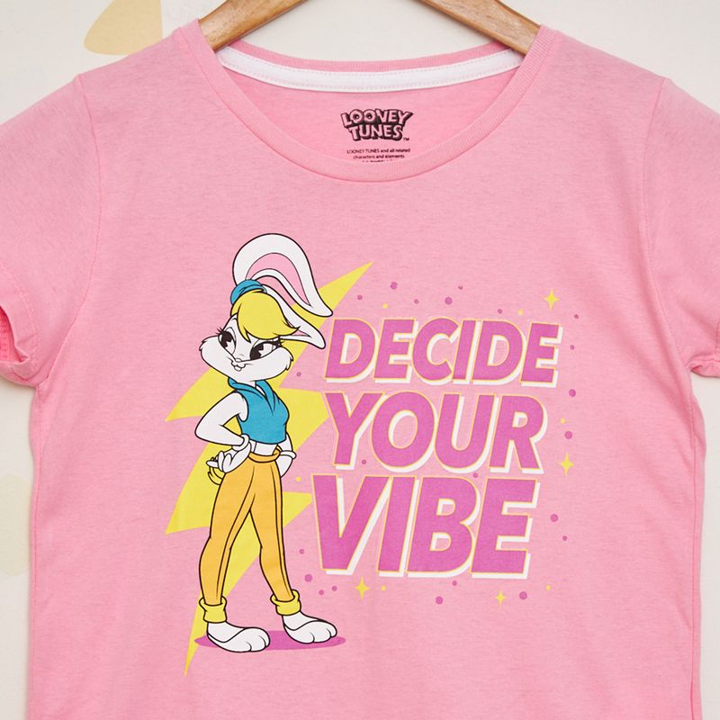 Camiseta-Juvenil-Manga-Curta-Lola-Bunny